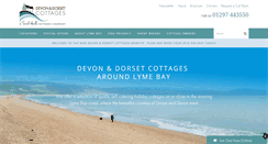 Desktop Screenshot of devonanddorsetcottages.co.uk