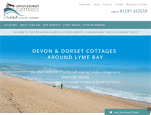 Tablet Screenshot of devonanddorsetcottages.co.uk